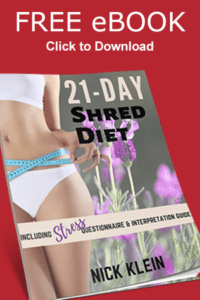 Free eBook: 21-Day Shred Diet and Stress Assessment from the Personal Trainers at Body by Choice Training in Michigan - BodybyChoiceTraining.com